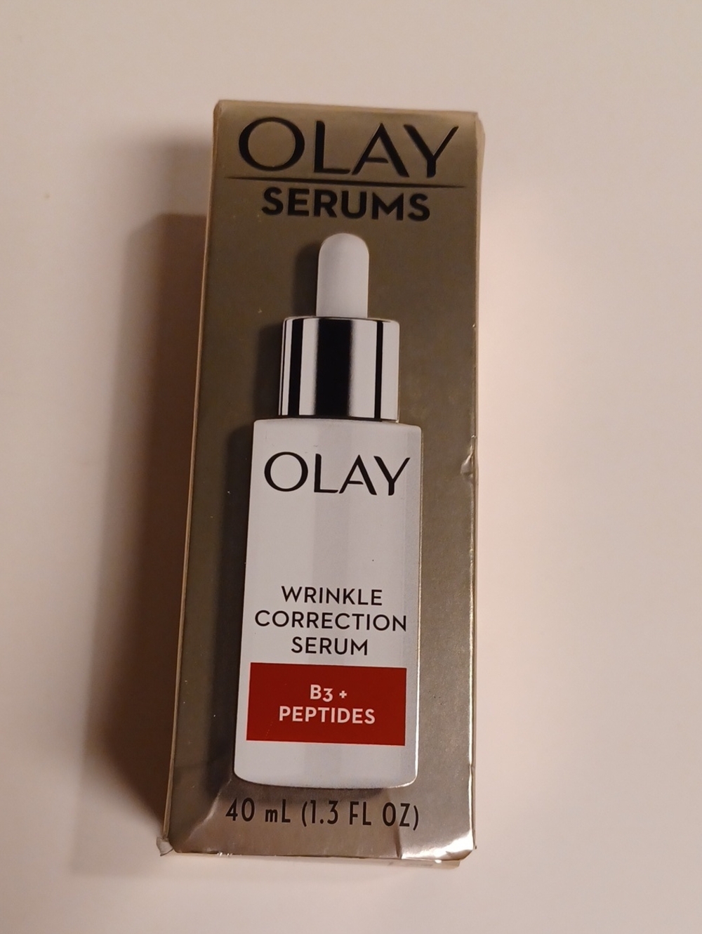 > New OLAY Wrinkle Correction Serum B3+peptides
